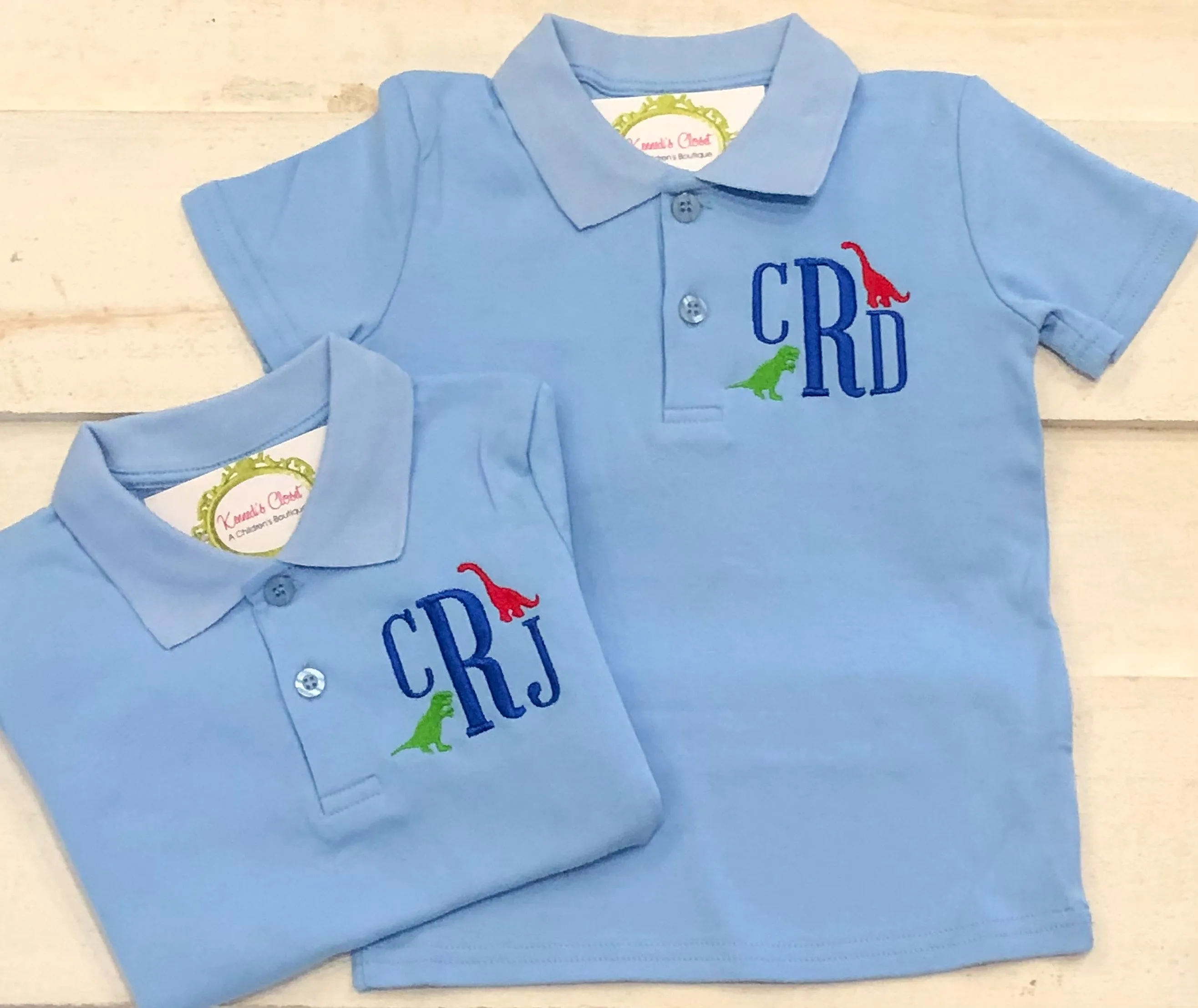 Dinosaur Initial Polo