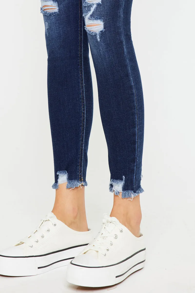 Fiora Mid Rise Ankle Skinny Jeans