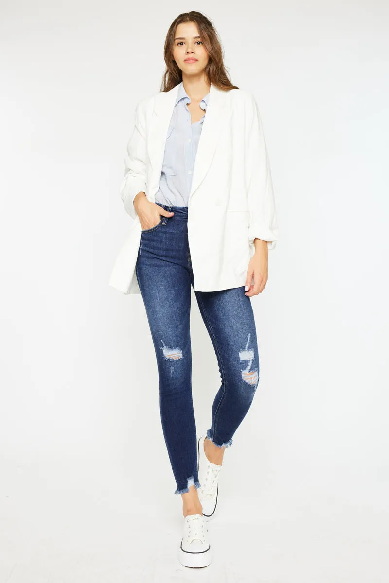 Fiora Mid Rise Ankle Skinny Jeans