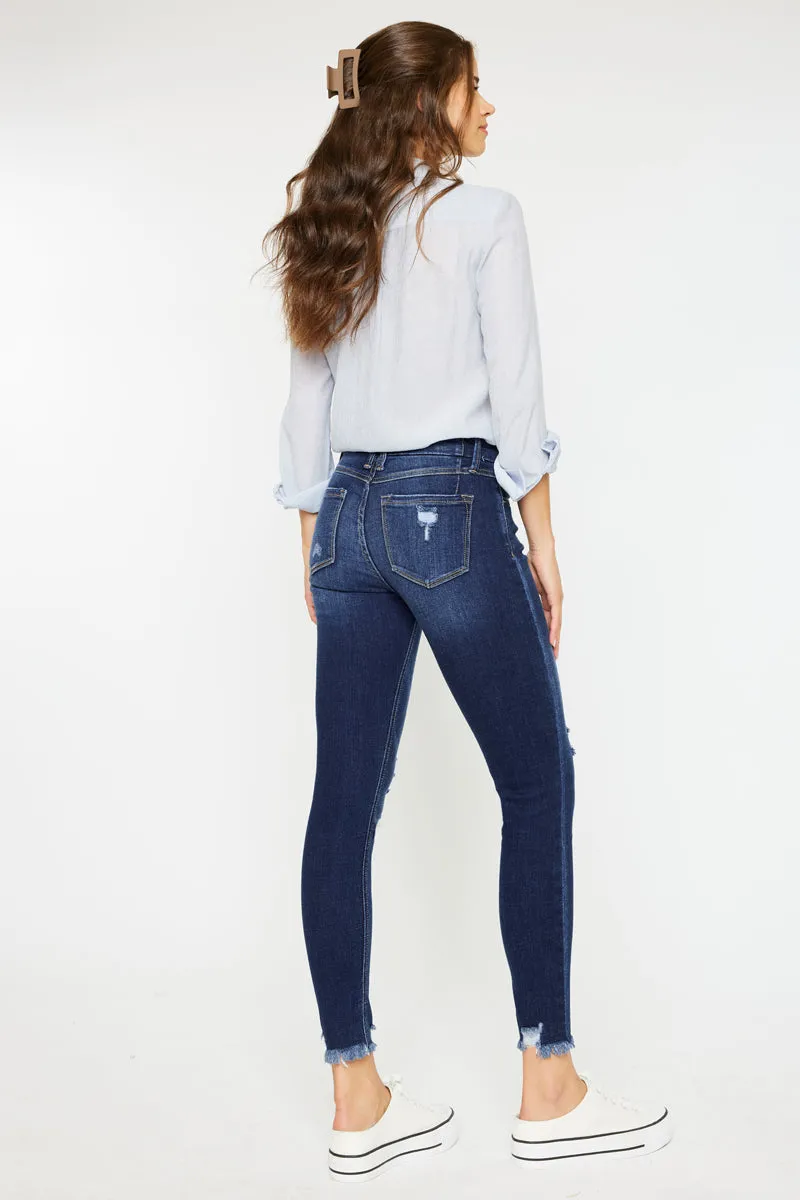 Fiora Mid Rise Ankle Skinny Jeans