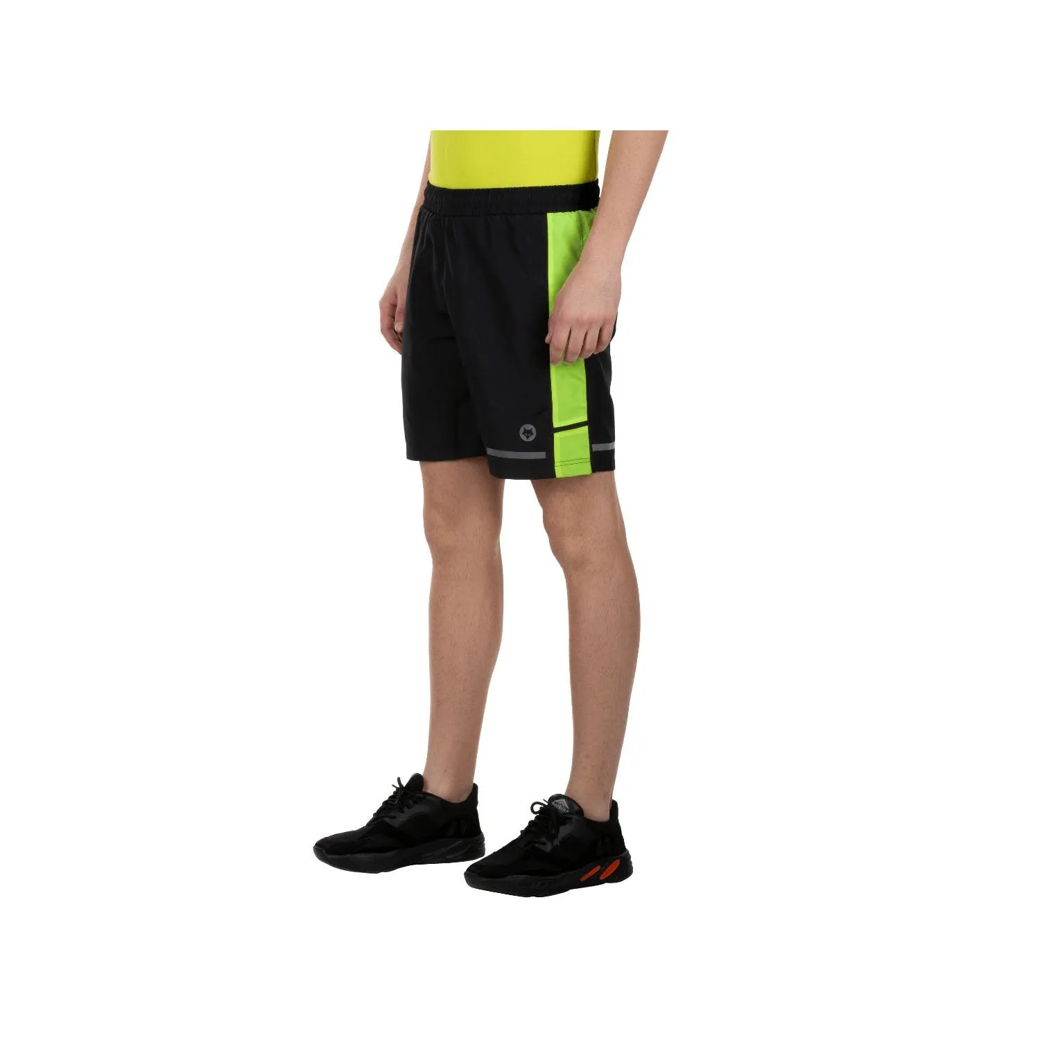 Firefox Quick Dry Mens Running Shorts - Black