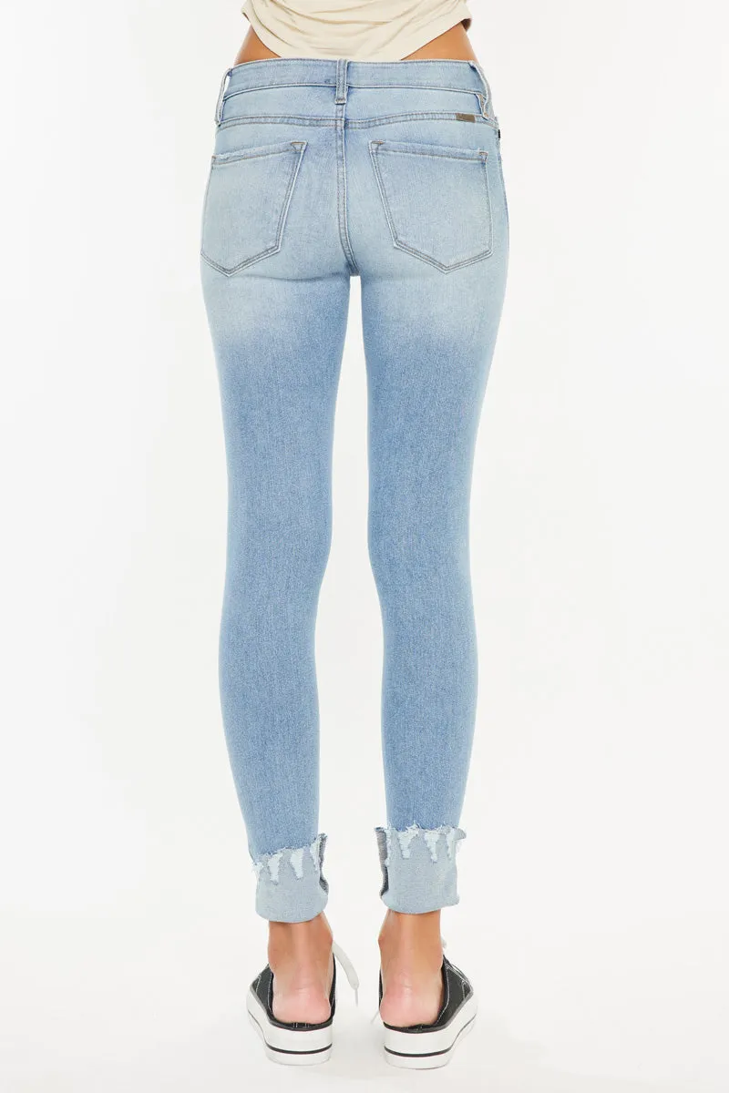 Fleur Mid Rise Ankle Skinny Jeans