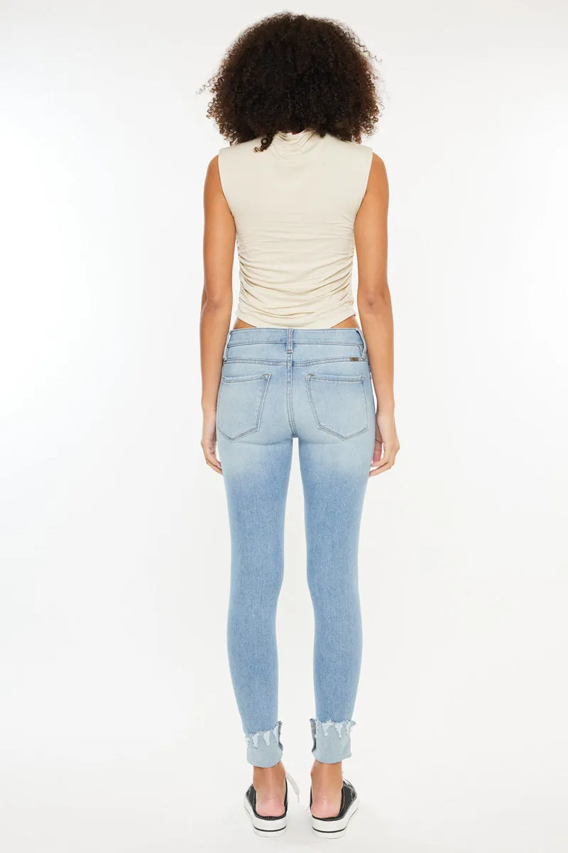 Fleur Mid Rise Ankle Skinny Jeans