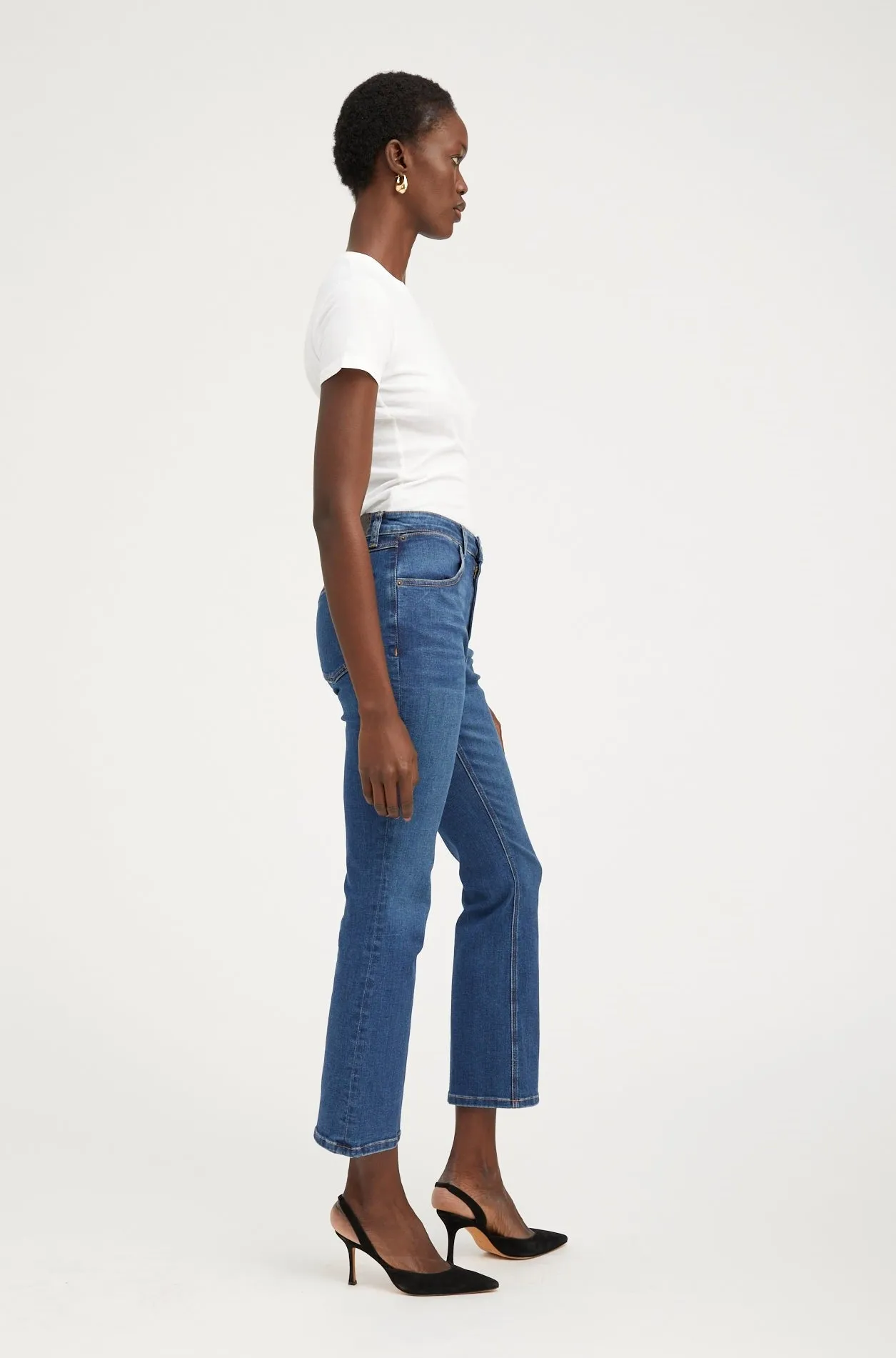 Gabrielle Ankle Flare Denim