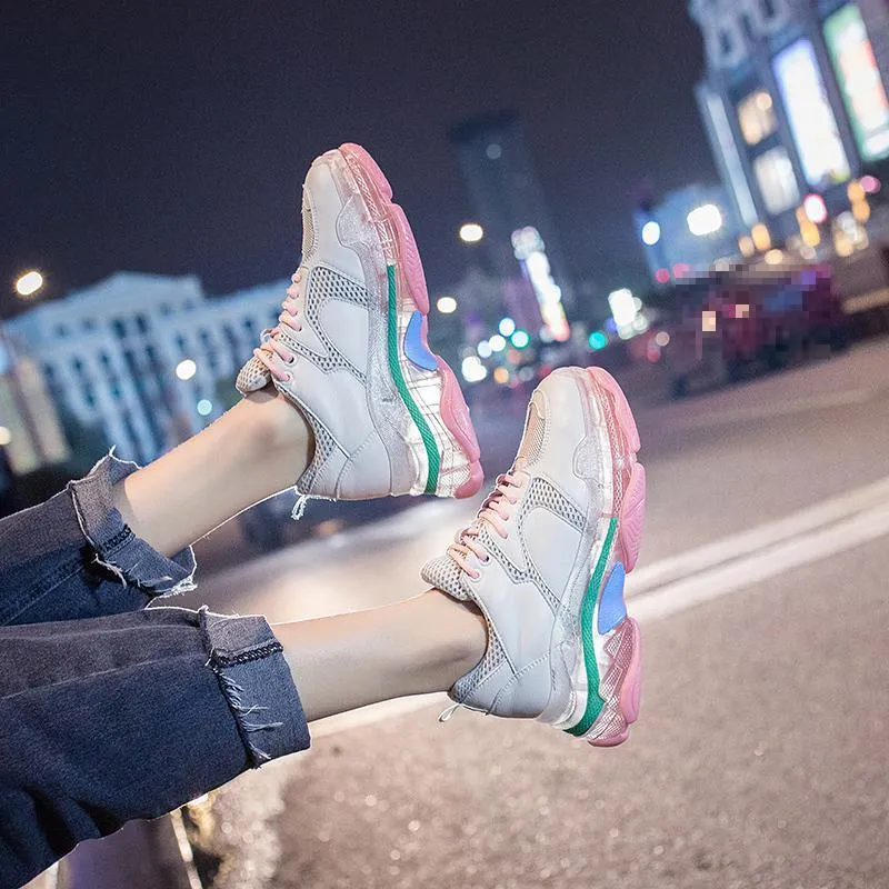 Glamour Transparent Heel women Sneakers