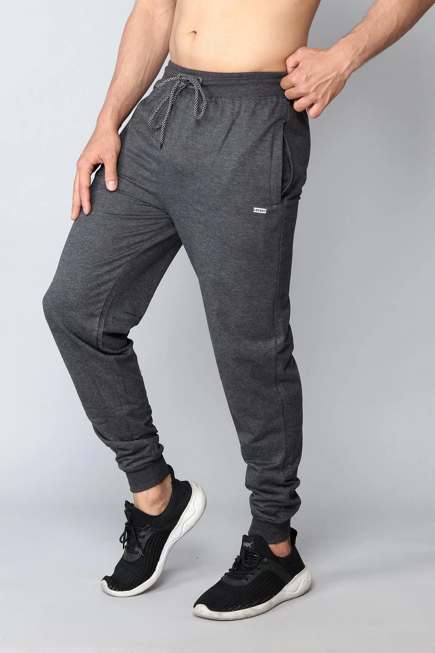 Grey Joggers Men