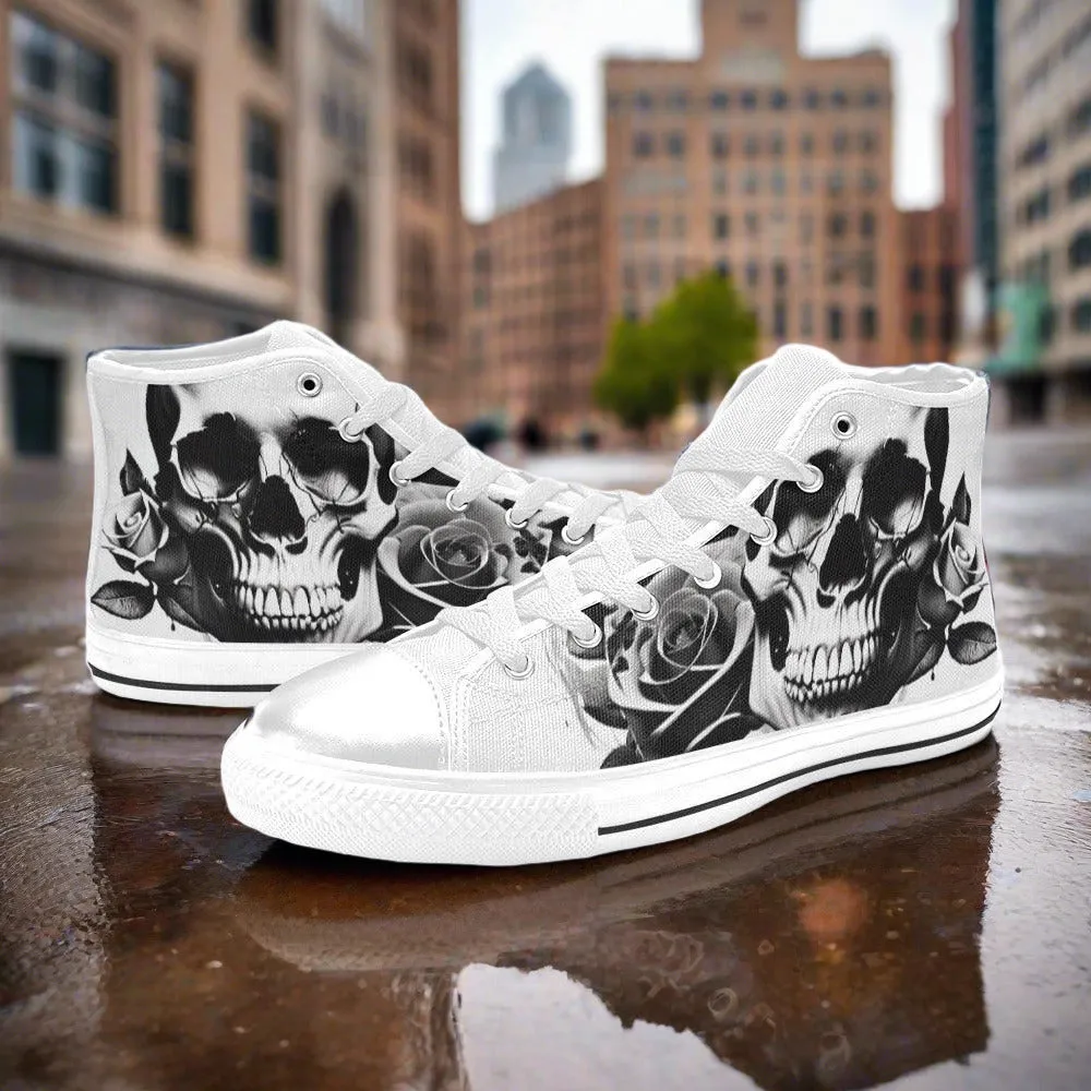 Grey Skull & Roses Men