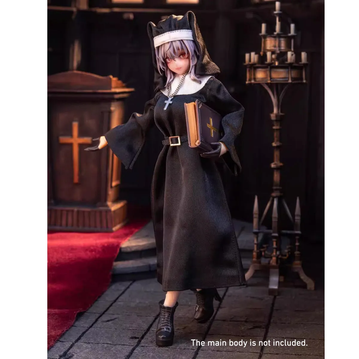 HiPlay HASUKI, Nun Outfit Mecha Girl Costume, Figure Doll Clothes