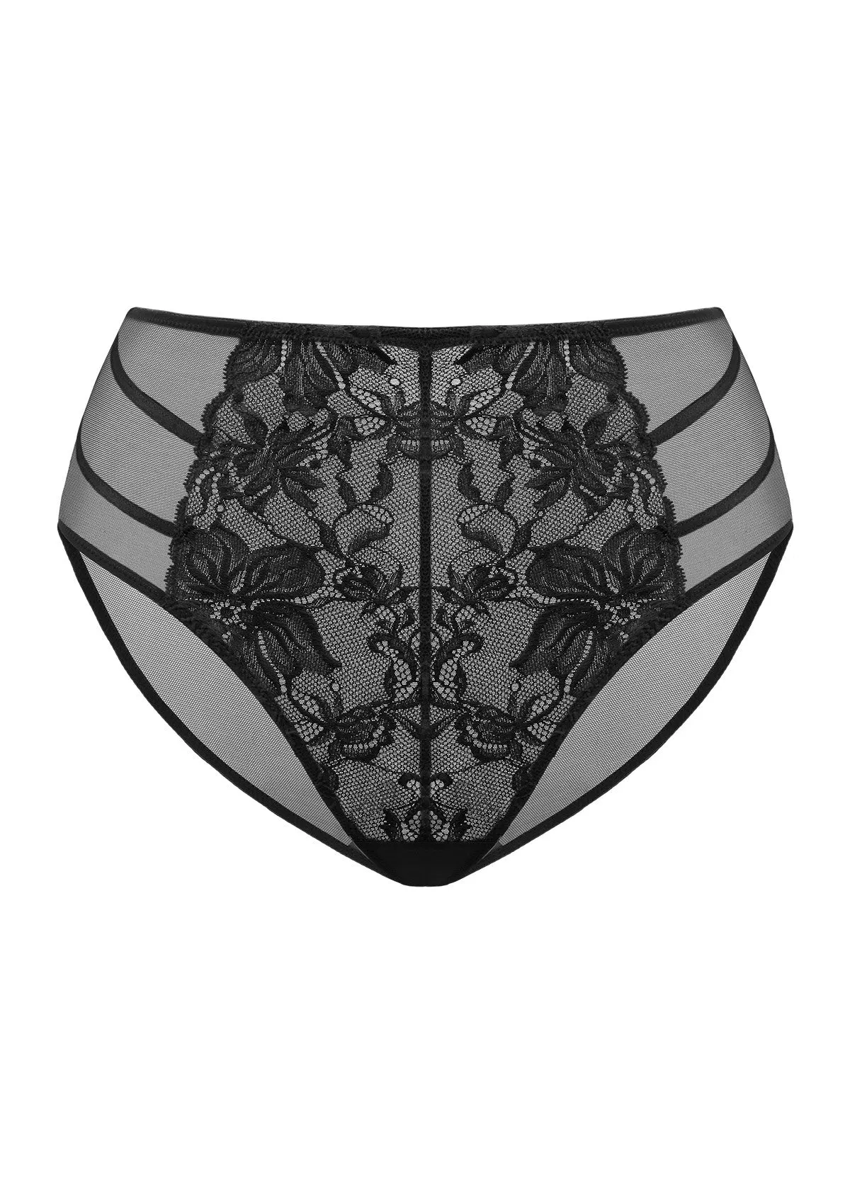 HSIA Breathable Sexy Lace Black Bikini Underwear