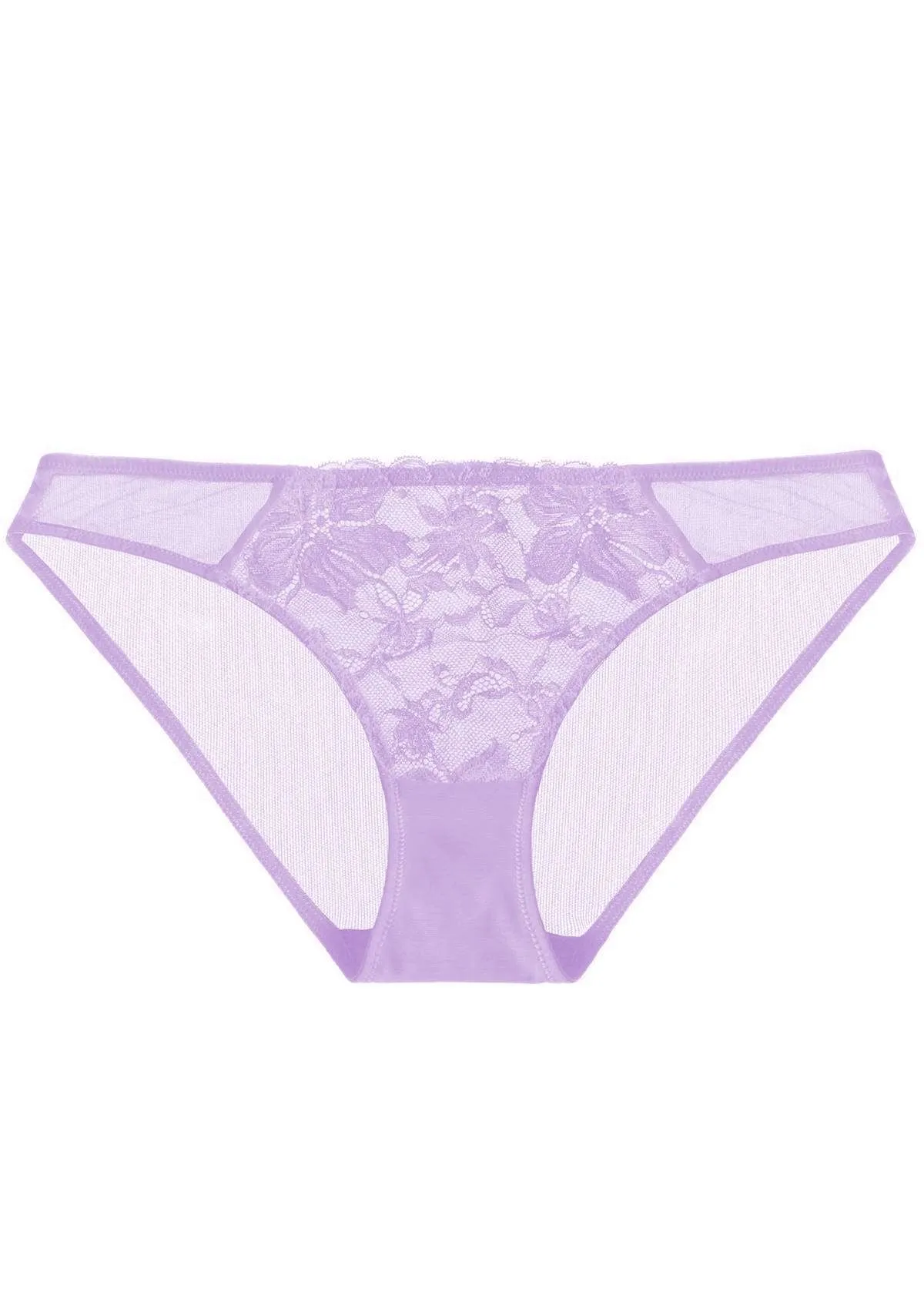 HSIA Breathable Sexy Lace Purple Bikini Underwear