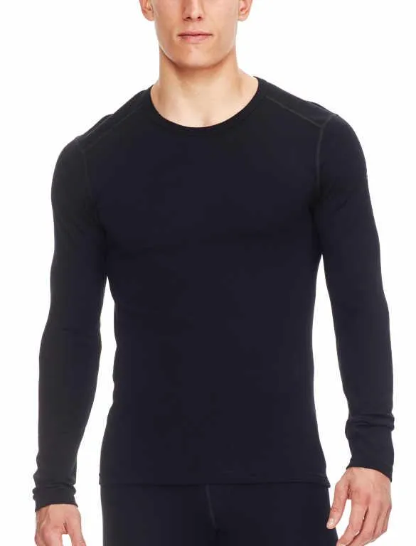 icebreaker Merino Base Layer Men's 260 Tech Top Long Sleeve Crewe - Winter Outdoor Camping Trekking Hiking