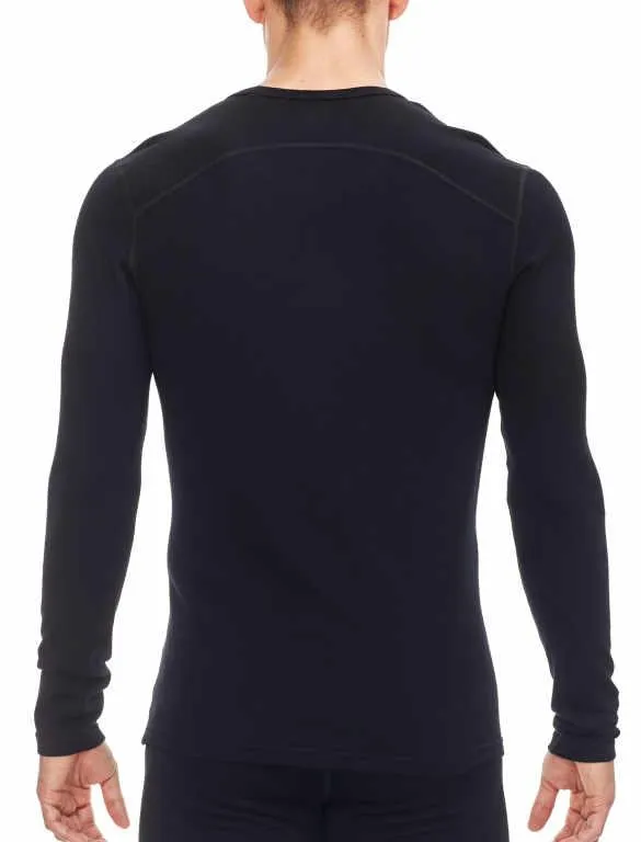 icebreaker Merino Base Layer Men's 260 Tech Top Long Sleeve Crewe - Winter Outdoor Camping Trekking Hiking