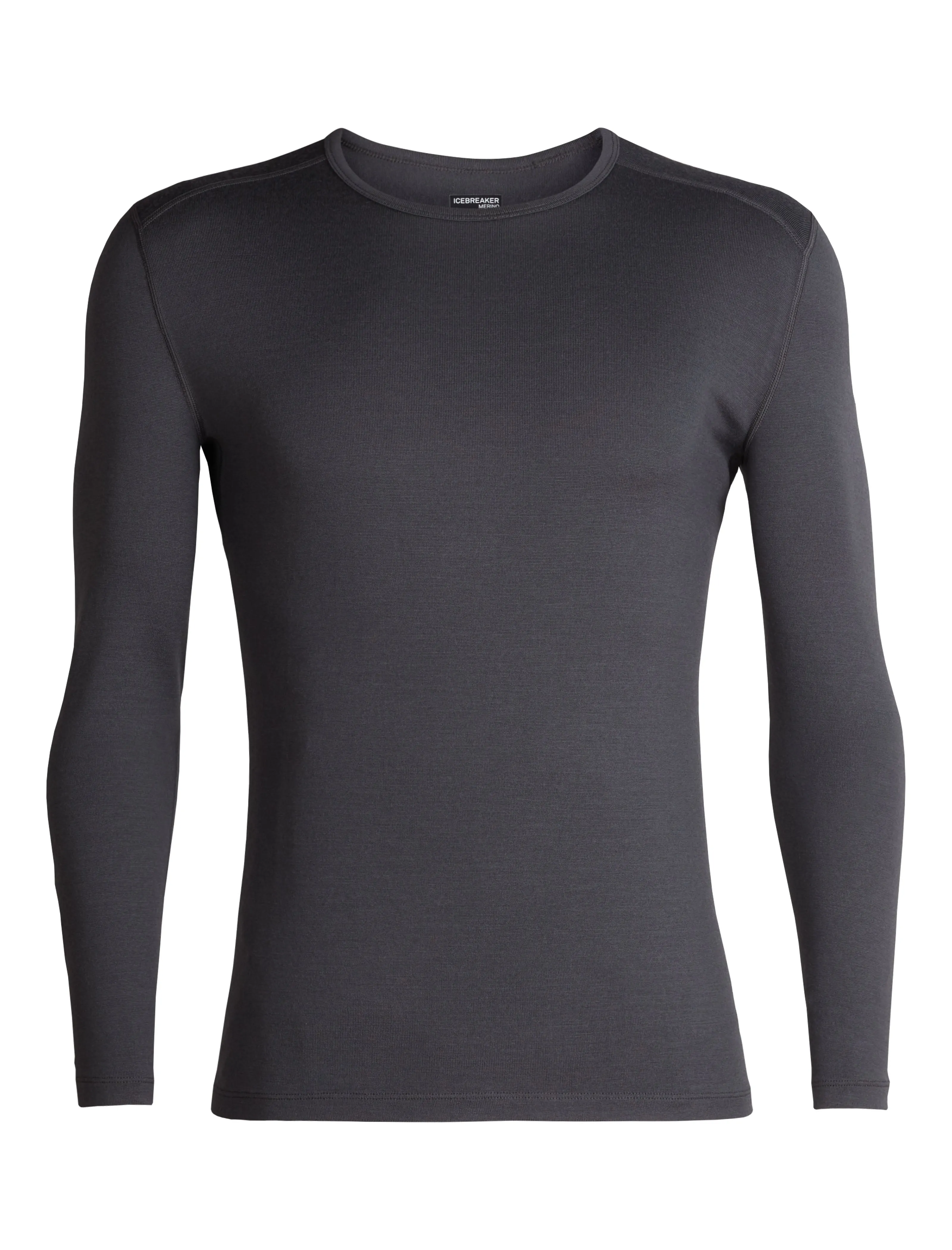 icebreaker Merino Base Layer Men's 260 Tech Top Long Sleeve Crewe - Winter Outdoor Camping Trekking Hiking