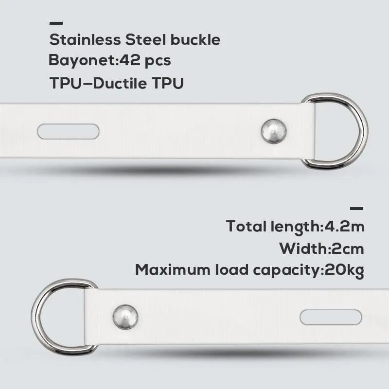 Invisible Clothesline with Hanger Hole No Drilling Required