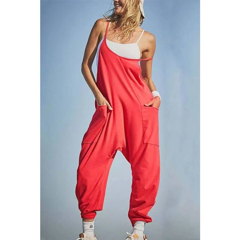 Long Jumpsuit Women Overalls