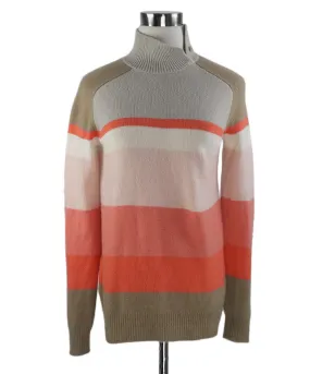 Loro Piana Pink & Peach Cashmere Sweater sz 6