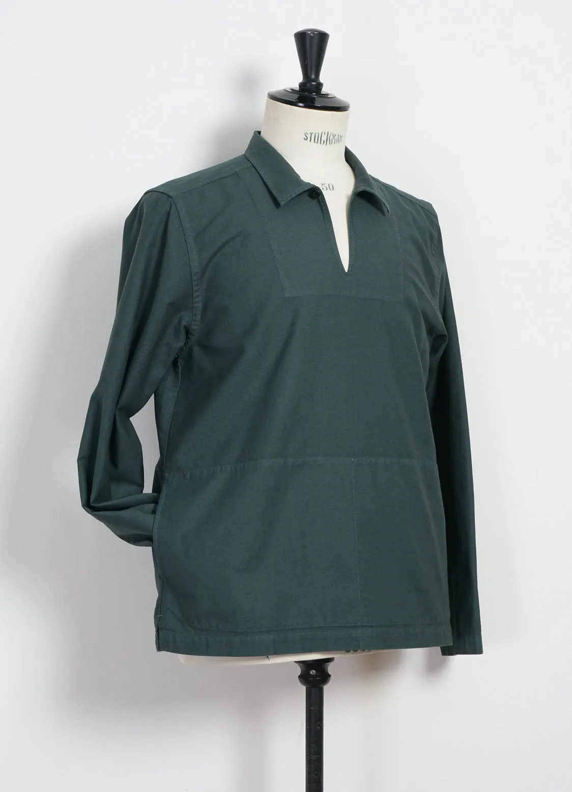 MAGNE | Casual Pull-on Shirt | Petrol