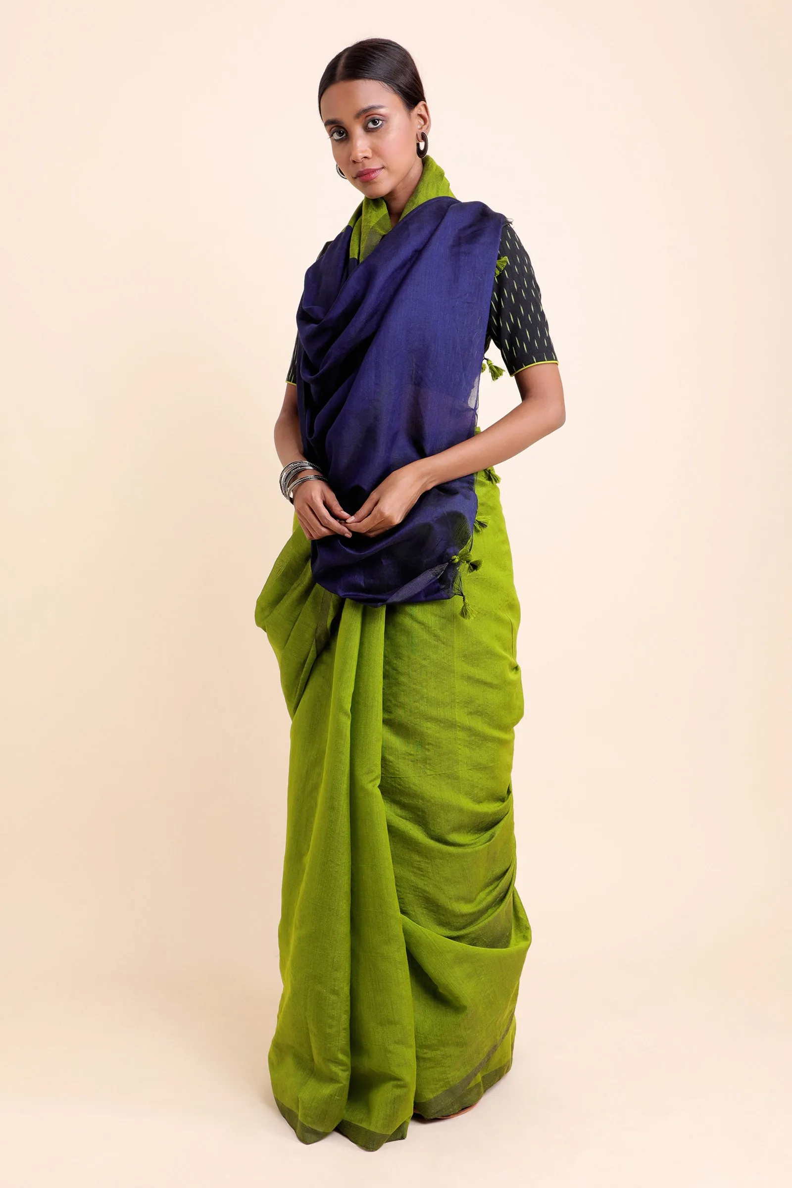 Meadow Cotton Silk Saree