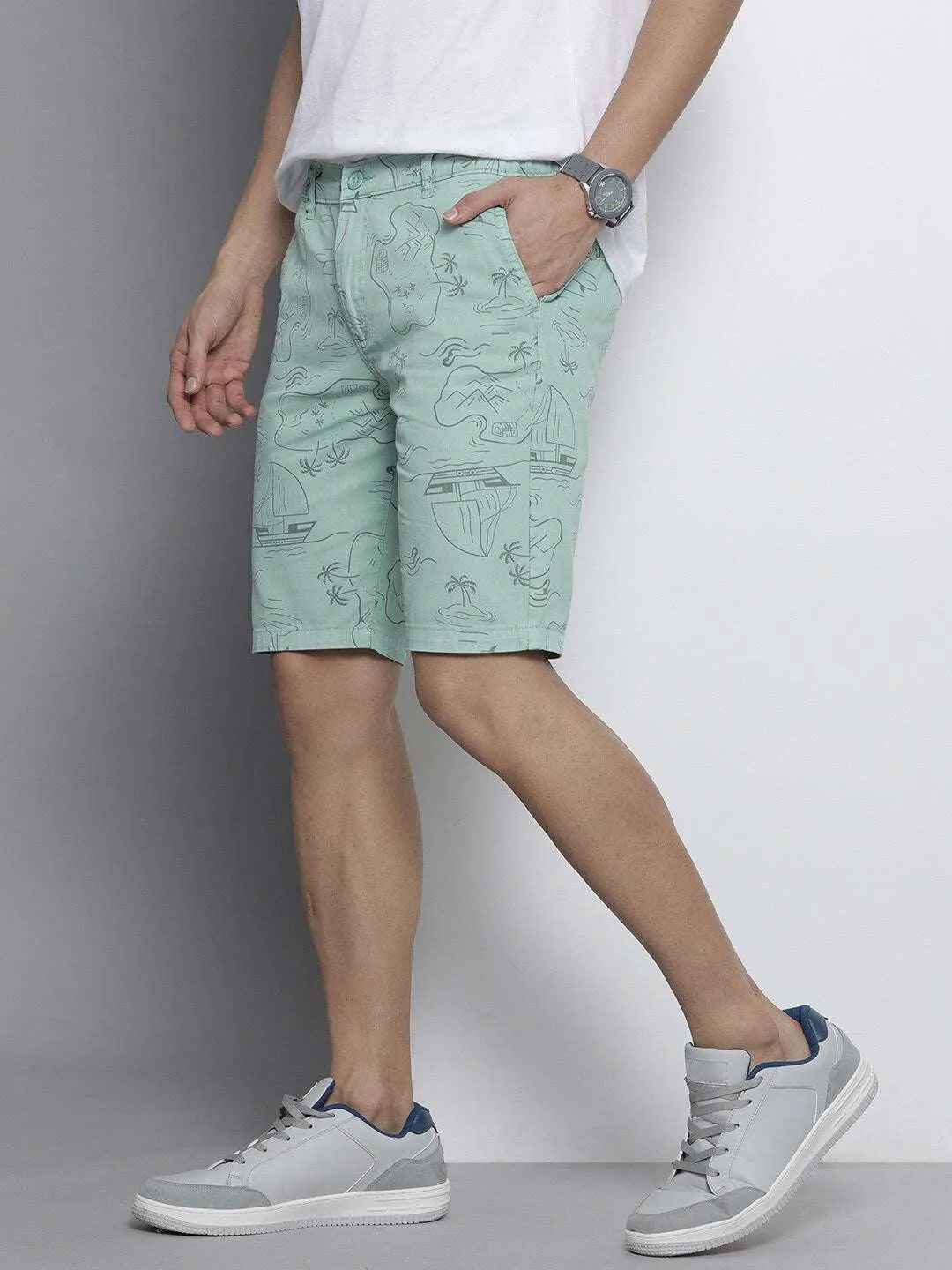 Men Abstract Shorts