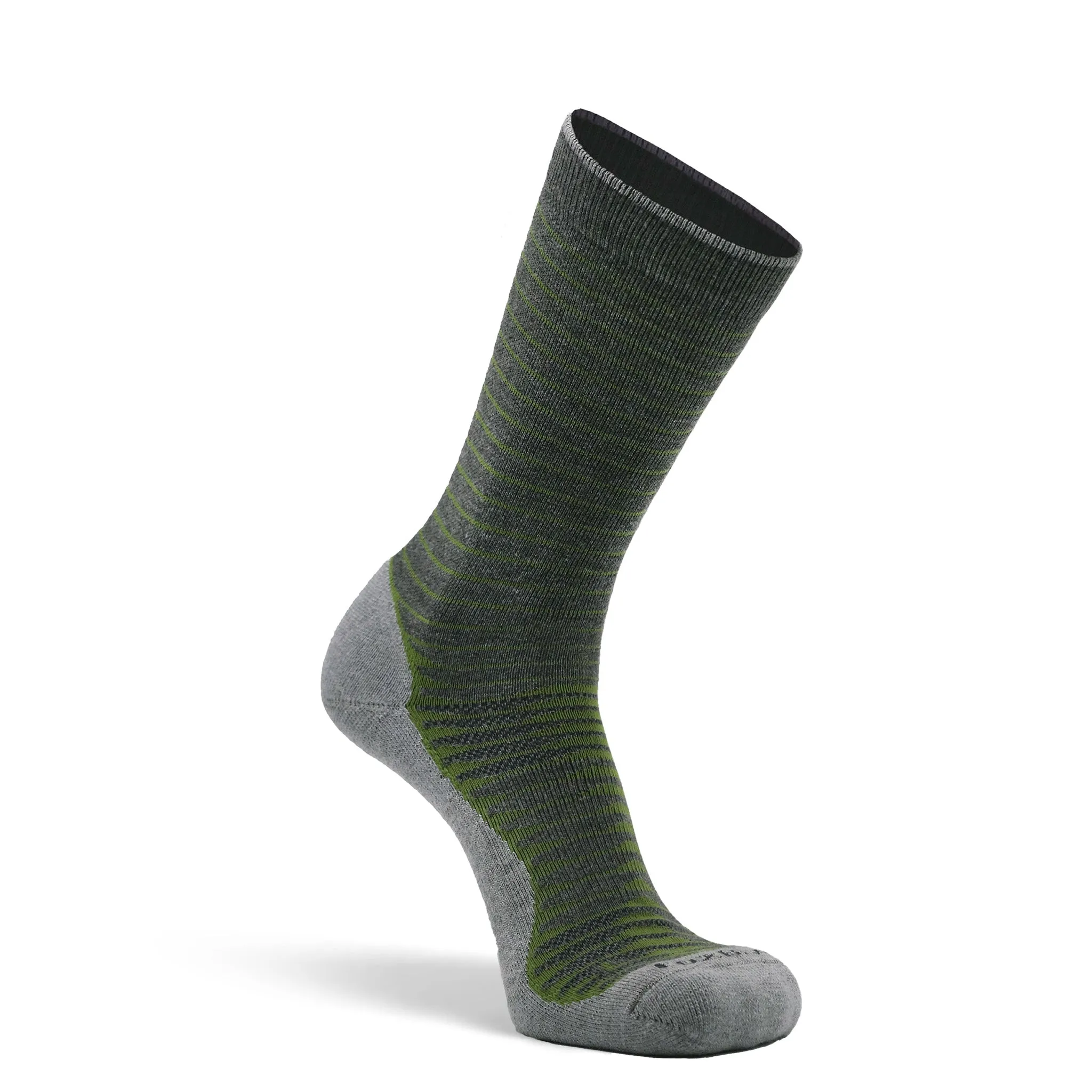 Men's Stripe Lightweight Crew Hiking Sock