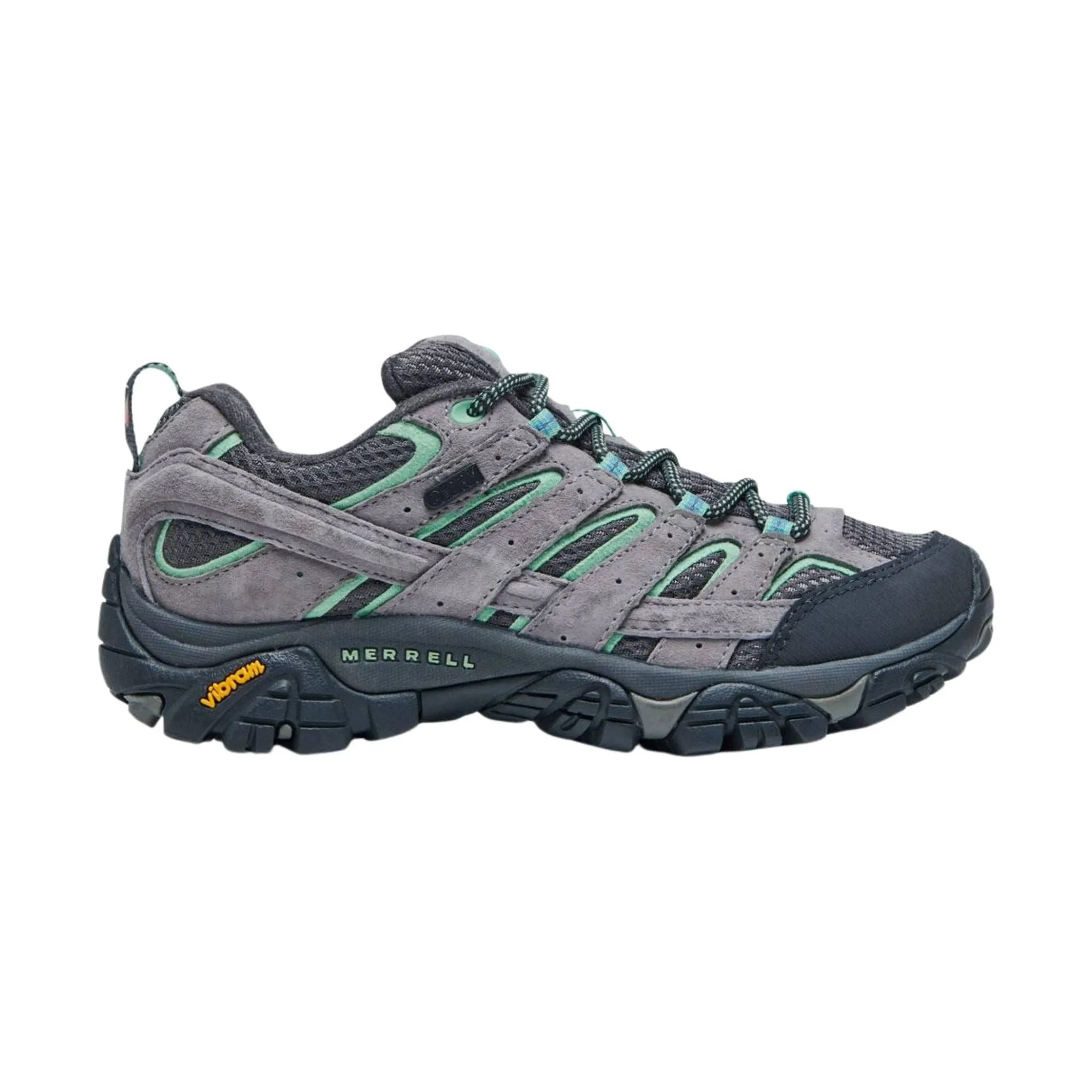 Merrell Women's Moab 2 Waterproof Hiking Shoes - Drizzle/Mint