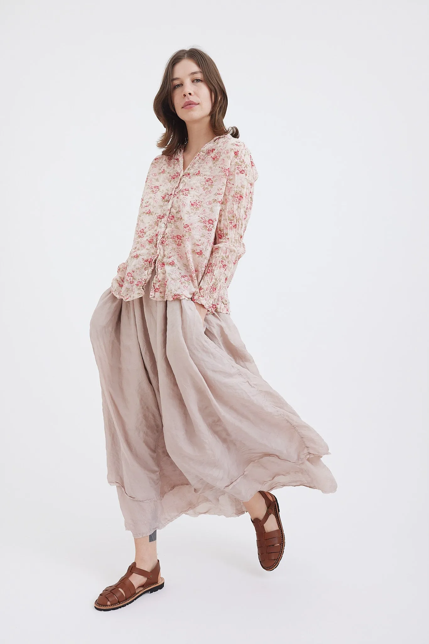 Metta - Pearl Blouse - Cotton Voile - La Petite Rose