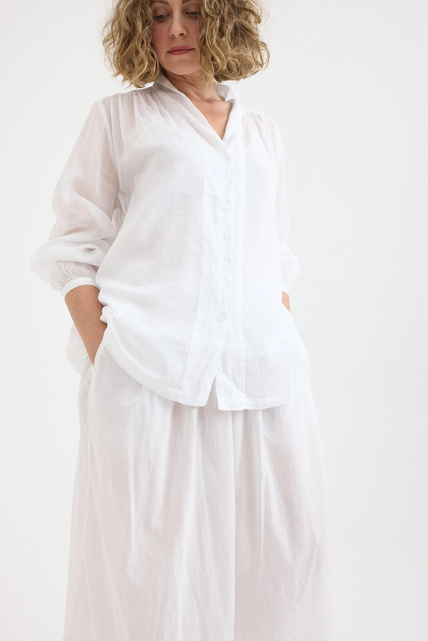 Metta - Pearl Blouse - Cotton Voile