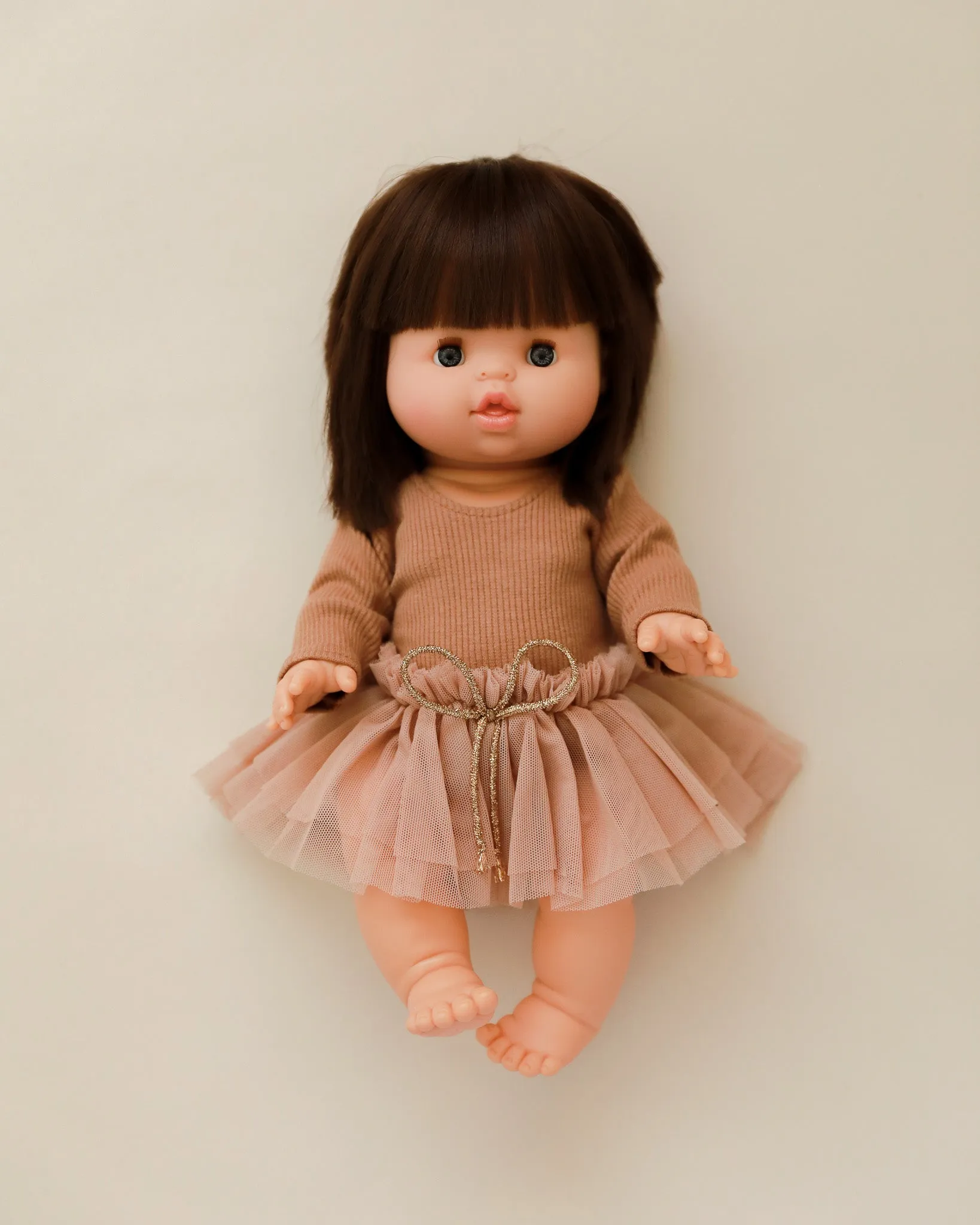 Minikane Doll Clothes | Doll Tutu Bodysuit - Cinnamon