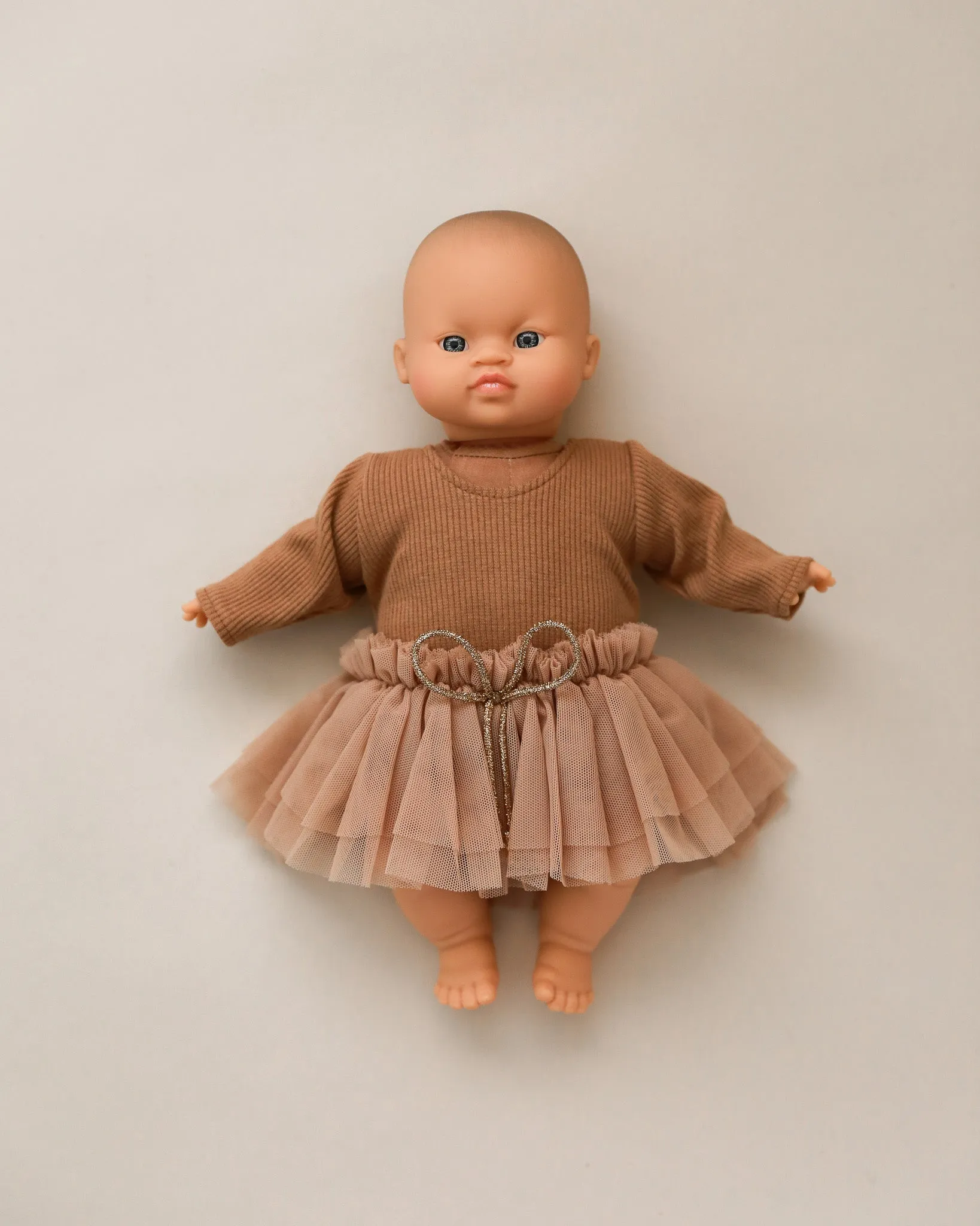 Minikane Doll Clothes | Doll Tutu Bodysuit - Cinnamon