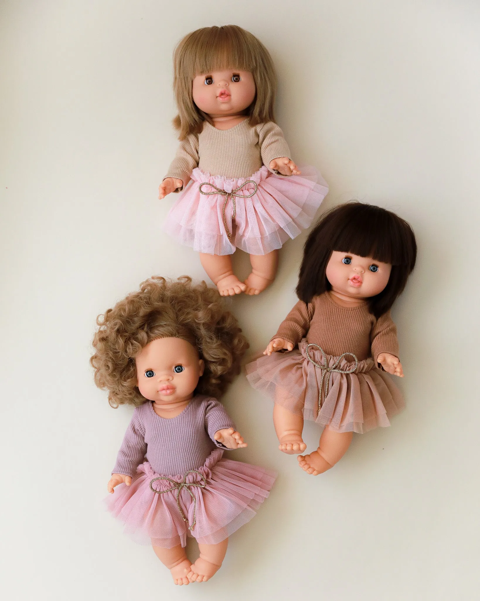 Minikane Doll Clothes | Doll Tutu Bodysuit - Cinnamon