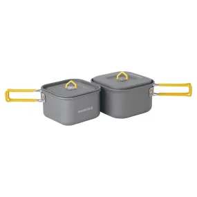 Montbell Cooking Set Alpine Cooker Square 12 13 Set - Outdoor Backpacking Camping Hiking