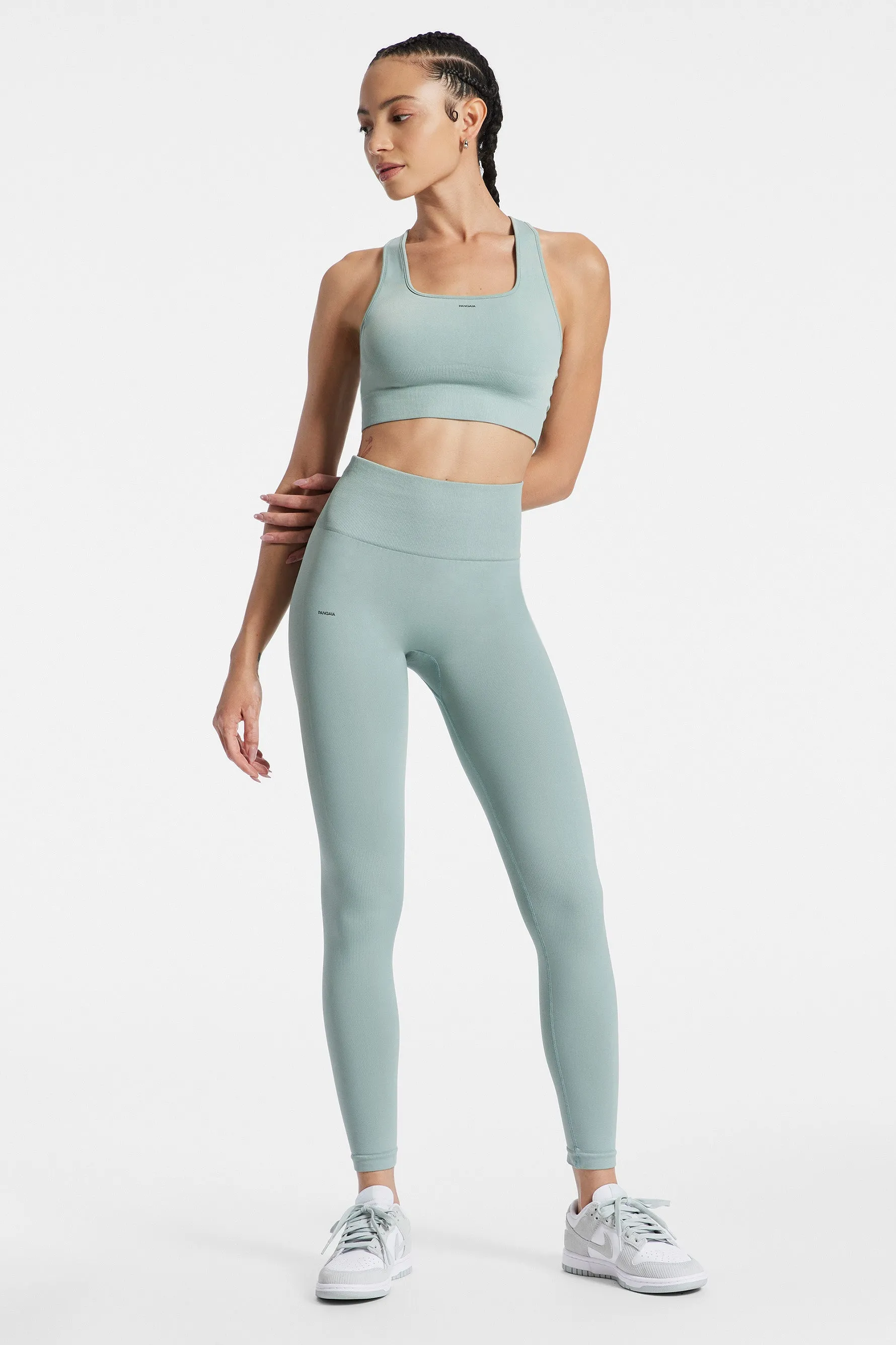 Motion Low Impact Leggings - Eucalyptus Blue