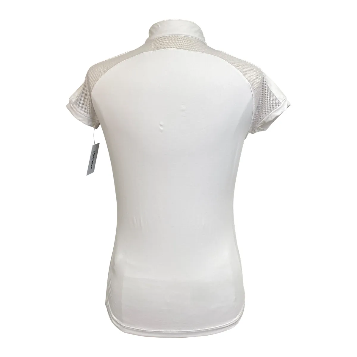 Pikeur Breathable Short Sleeve Shirt in White - Women's Small