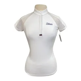 Pikeur Breathable Short Sleeve Shirt in White - Women's Small