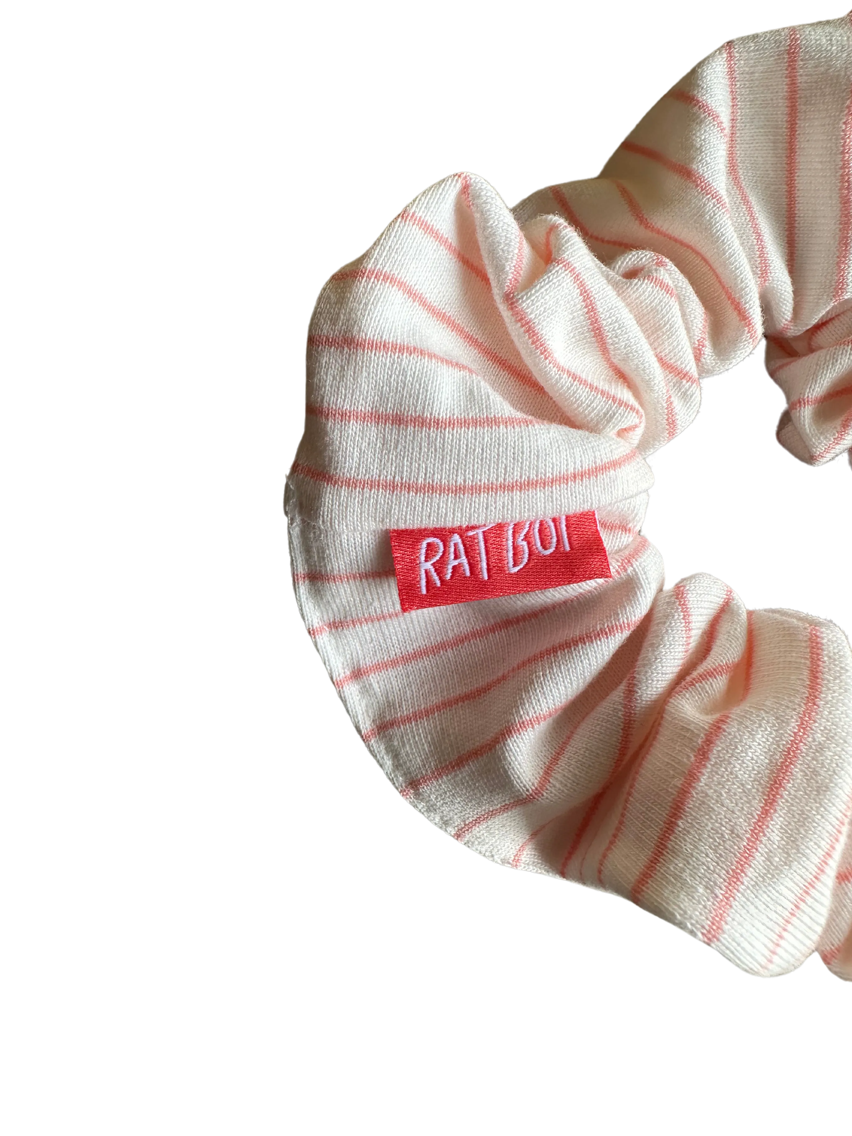 PINK STRIPE CLASSIC SCRUNCHIE