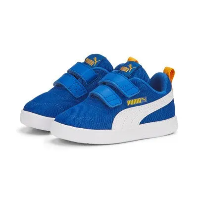 Puma children's sneakers in breathable mesh Courtflex v2 V Inf 371759-14 victoria blue-white-zinnia