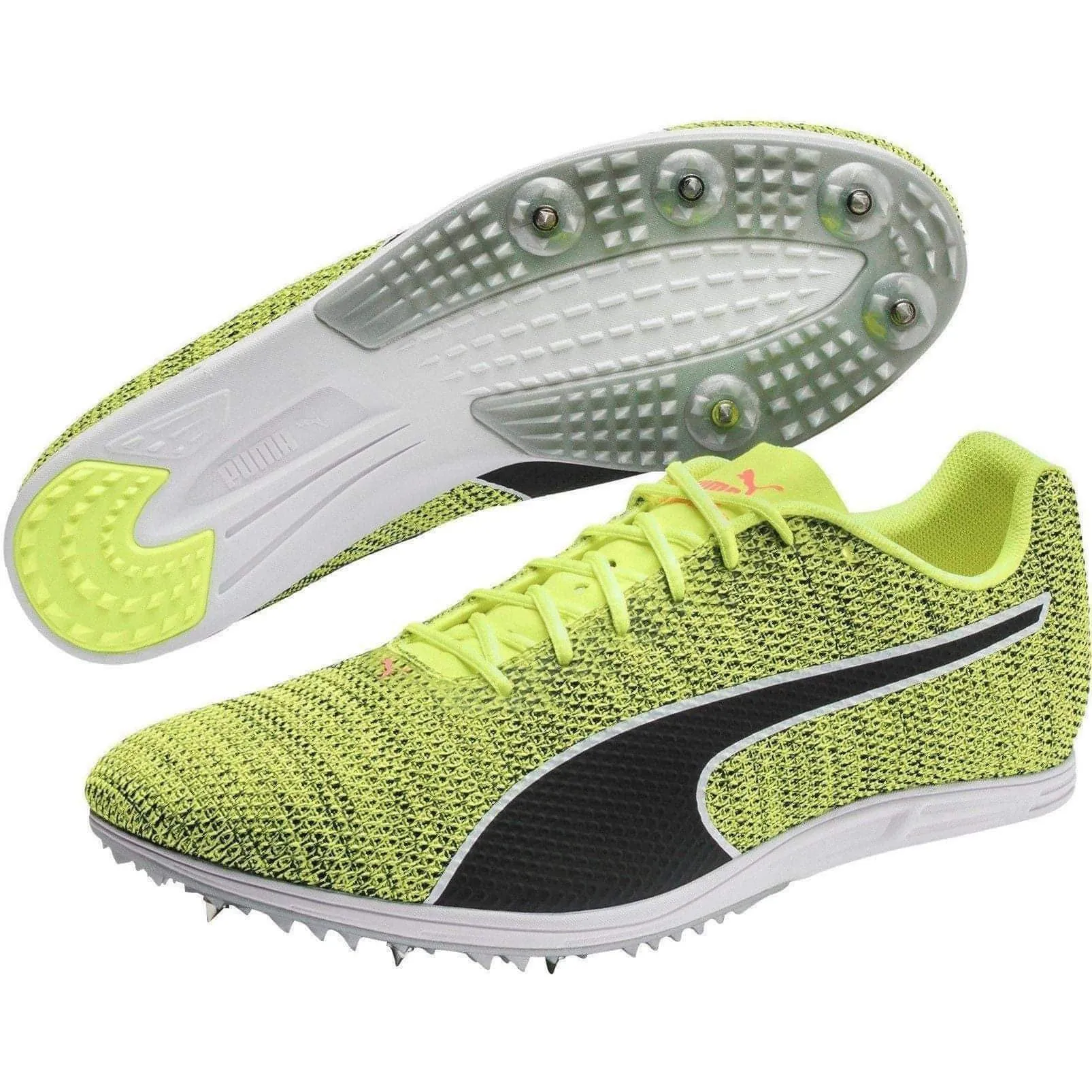 Puma evoSpeed Distance 8 Mens Running Spikes - Yellow