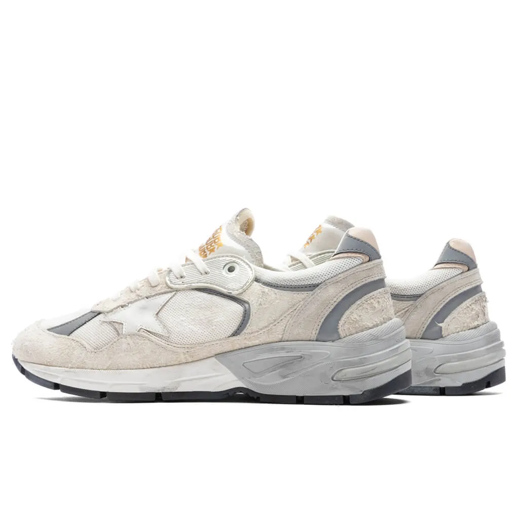 Running Dad Net Sneakers - White/Silver