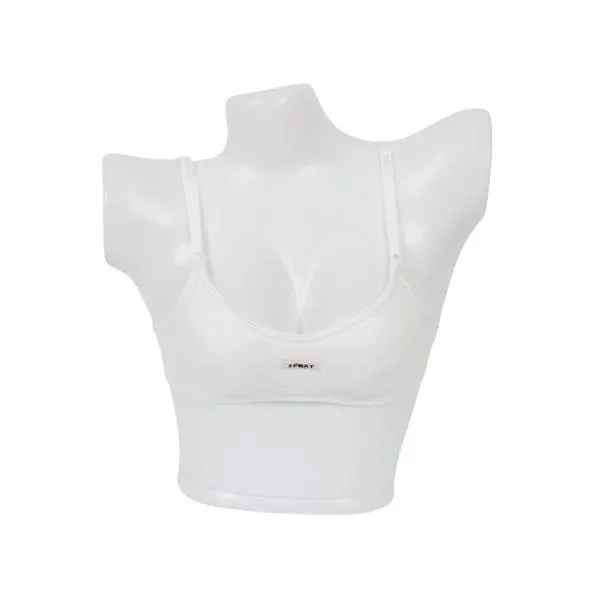 Thailand's Breathable Cotton Bra-White