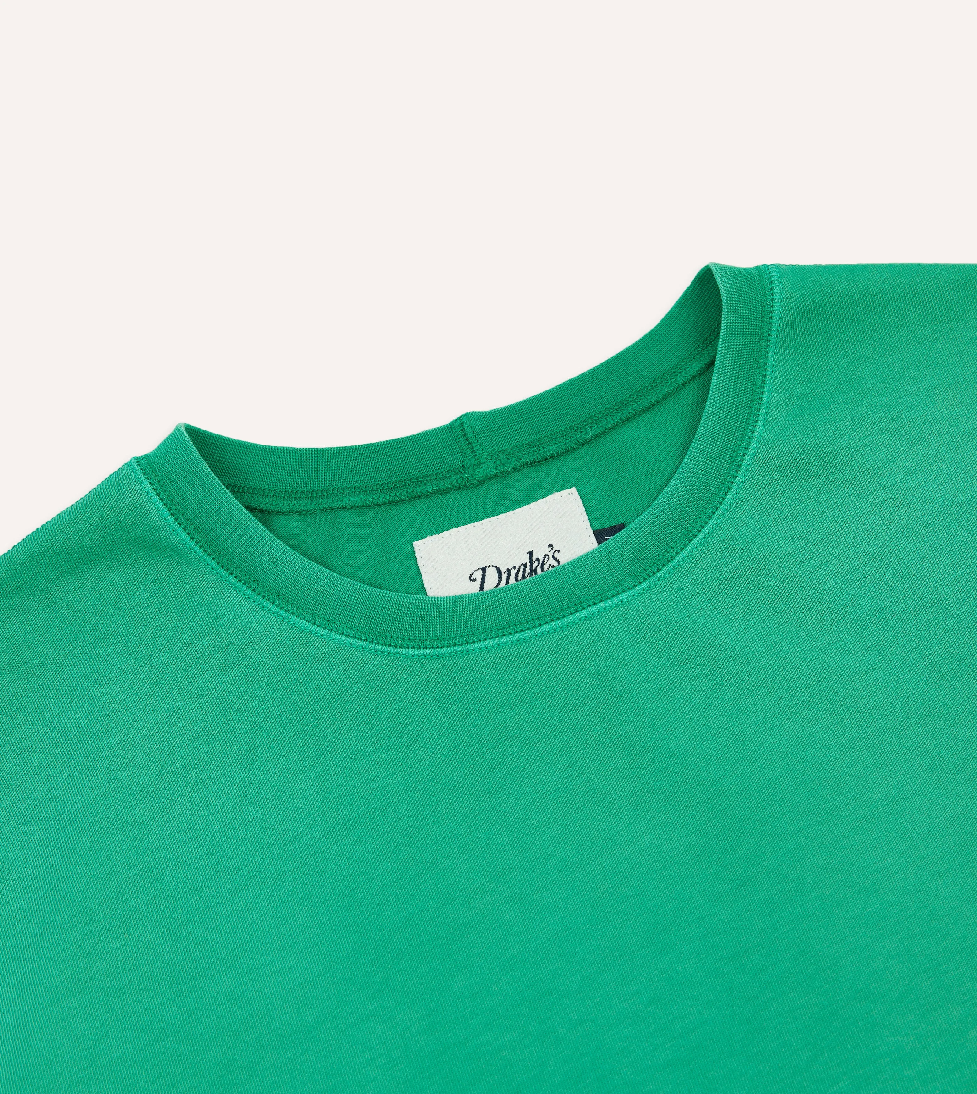 Washed Green Cotton Crew Neck Hiking T-Shirt