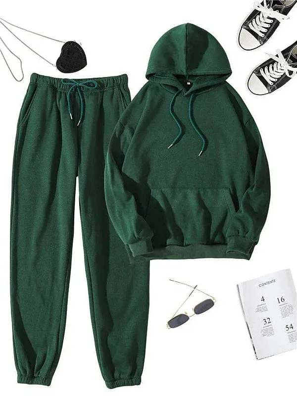 Women's 2-Piece Breathable Tracksuit Sweatsuit for Gym and Running