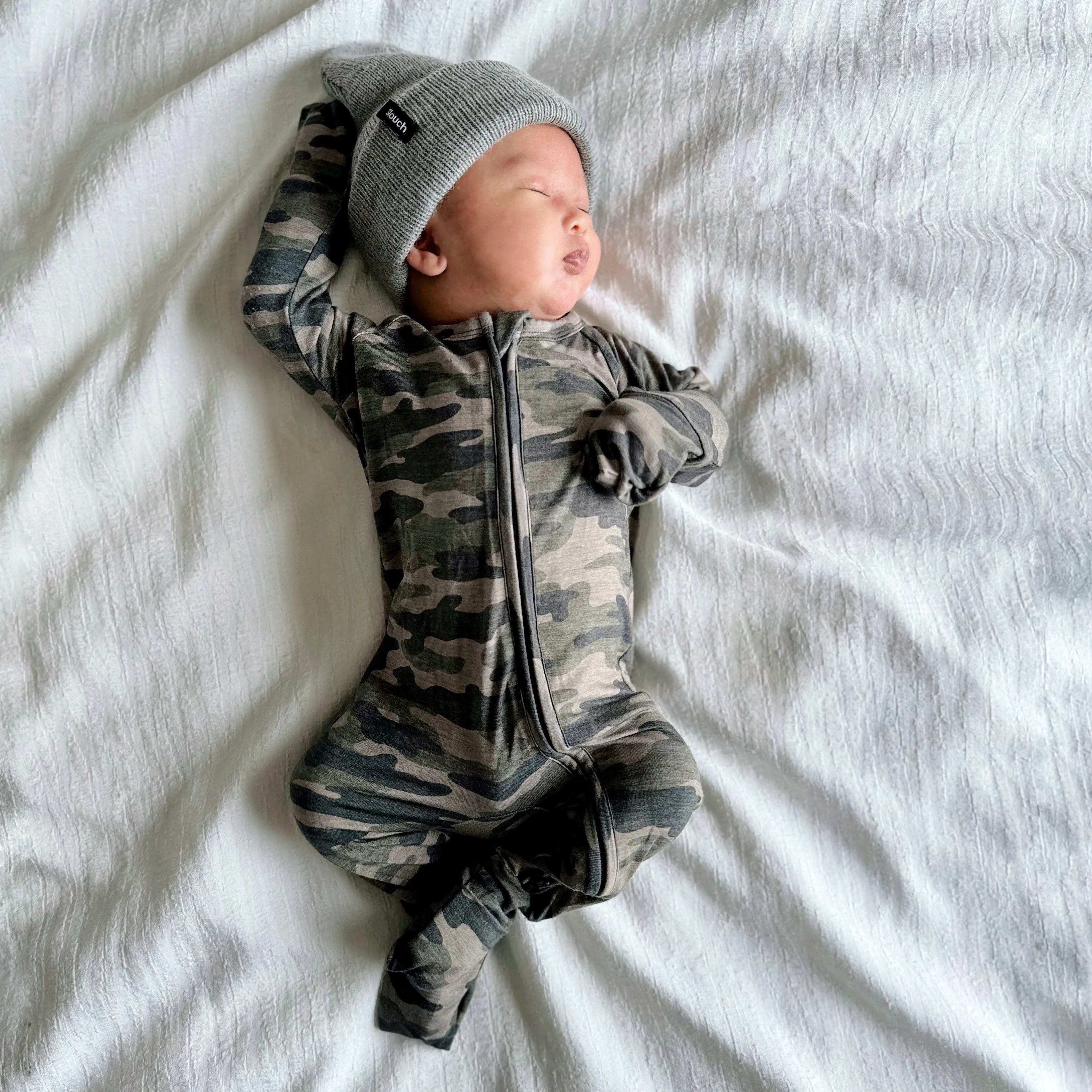 ZIP ROMPER BAMBOO - Chris Camo